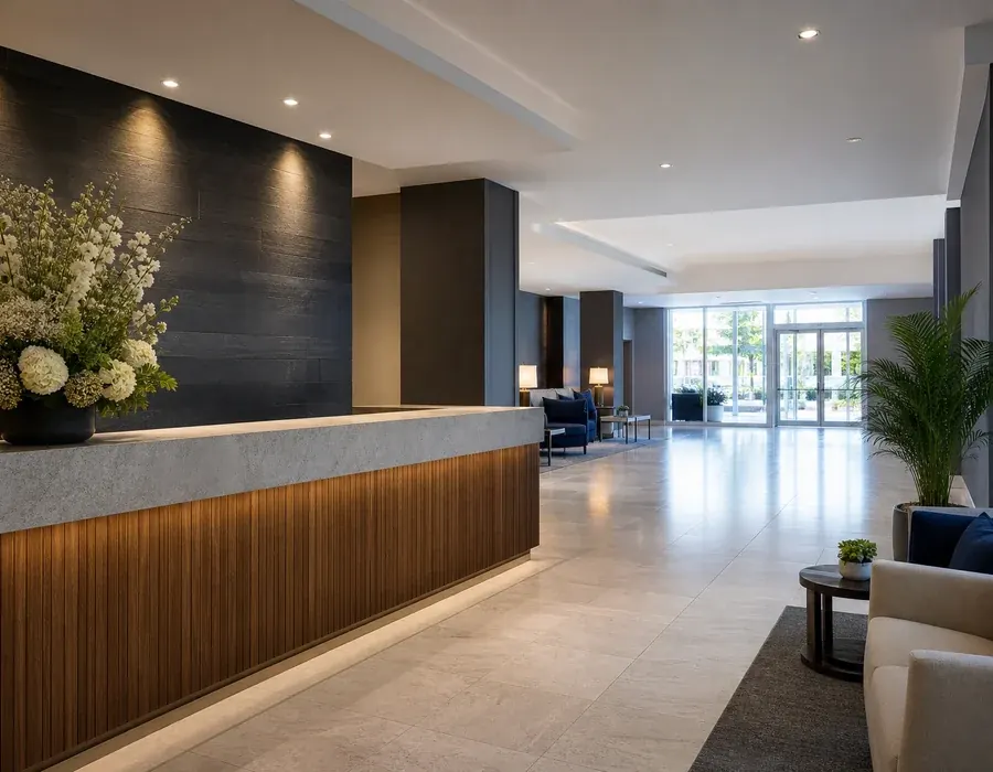Reception and guest welcome